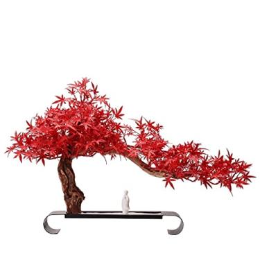 Imagem de Bonsai artificial, pinheiro, vaso artificial, escultura, casa, escritório, sala de estar, jardim, decoração, bonsai, árvore falsa