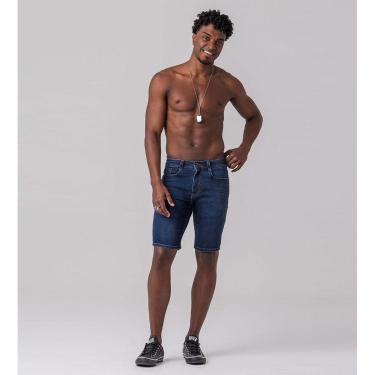 Imagem de Bermuda Jeans Slim Masculina Rock e Soda-Masculino