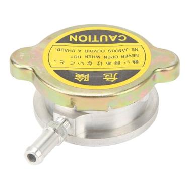 Imagem de Qinlorgo Solda de 40 Mm No Pescoço de Enchimento do Radiador, Porta de Recarga de Refrigerante de Liga de Alumínio de 0,9 Bar Com Tampa Segura, para Retromontagem do de Radiador