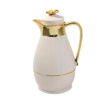 Imagem de Garrafa Térmica Café Chá 1 Litro Branco Day Days Vacuum - Gici Home