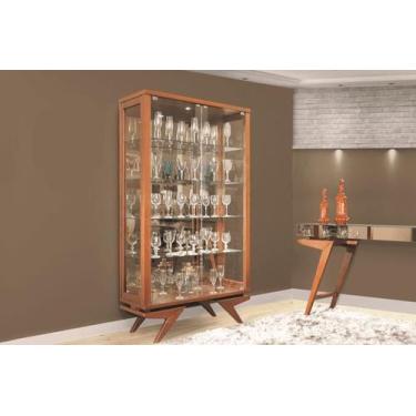 Imagem de Cristaleira Madeira Maciça Puxador Cristal Pérola Montanhês - Móveis M