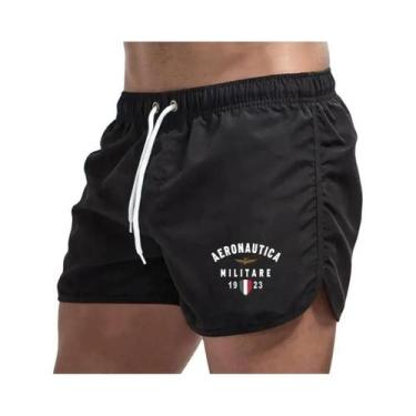 Imagem de Shorts De Natação Masculinos De Secagem Rápida E Respirável Com Estamp