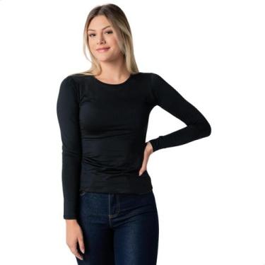 Imagem de Blusa de Frio Feminina Térmica Inverno Peluciada Anatômico - DC Têxtil