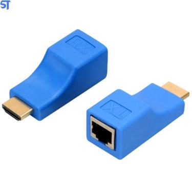 Imagem de Extensor Hdmi 4K 30 Metros Via 1 Cabo De Rede Rj45 Cat5E/6