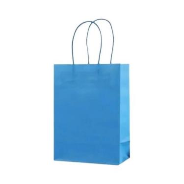 Imagem de Sacolas De Presente De Papel Kraft Coloridas 10PCS Sacolas De Compras 
