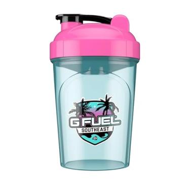 Imagem de G Fuel Garrafa coqueteleira Southeast Heatwave, misturador de bebidas para pré-treino, proteína, smoothie, shakes de substituição de refeição, pó energético - 473 ml