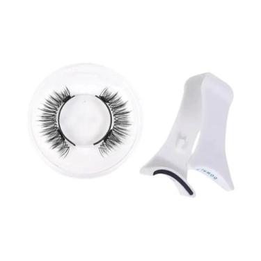 Imagem de Cílios Postiços Magnéticos 3D Naturais Reutilizáveis Feitos À Mão Com 