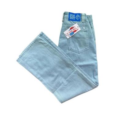 Imagem de Calças Jeans Baggy De Cintura Alta Y2K Com Bordado Para Mulheres, Esti