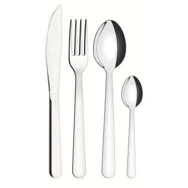 Imagem de Faqueiro Tramontina Malibu Em Aço Inox Liso 24 Peças Tramontina