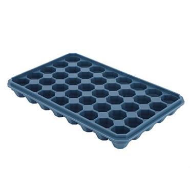 Imagem de Akozon Molde de Bandeja de Cubo de Gelo de Silicone de 40 Grades Com Tampa Removível - Máquina de Gelo DIY Versátil para Uso Em Cozinha, Bar e Restaurante (Verde Escuro)