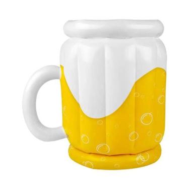 Imagem de Balde Inflável para Piscina e Praia - Suporte para Copos e Bebidas, 3