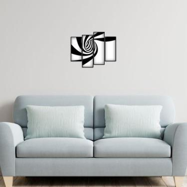 Imagem de Quadro sala alto relevo escritorio 32x44cm decorativo - Decoraset