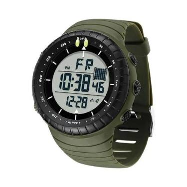 Imagem de Relógio Esportivo Digital LED À Prova d'Água Com Mostrador Grande Para