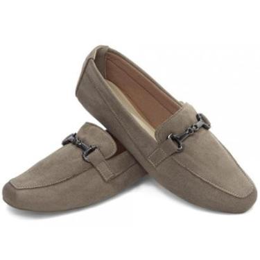 Imagem de Sapato Mocassim Social Camurça Bico Alongado-Feminino