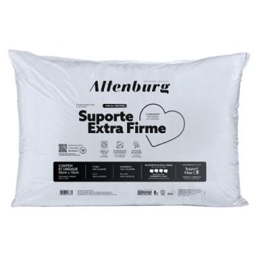 Imagem de Travesseiro Suporte Extra Firme Altenburg Extra Branco Capa Percal 180