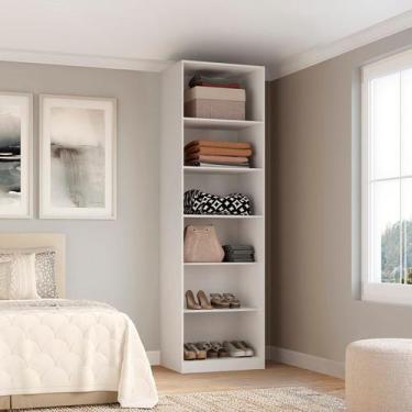 Imagem de Closet Modulado sem Portas sem Gavetas 70cm 100% MDF Altezza - Belmax