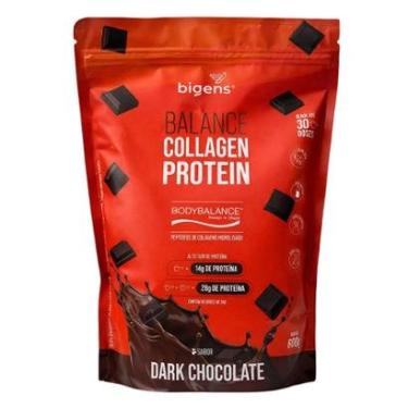 Imagem de BIGENS BALANCE COLLAGEN PROTEIN 600G DARK CHOCOLATE-Unissex