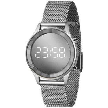 Imagem de Relógio Lince Feminino Prata Led Digital LDM4648L-Feminino