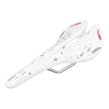 Imagem de Selim Branco Original Vertu Spider Vazado Banco Anatômico Bike Speed M