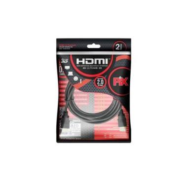 Imagem de Cabo HDMI GOLD 2.0 - 4K HDR 19P 2M - PIX