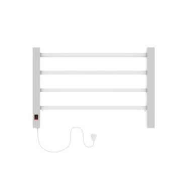Imagem de Toalheiro Térmico Elétrico Casuli Quadratto Uno Branco 127V 220V Lado 