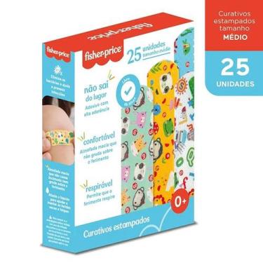 Imagem de Curativo Estampado Caixa Com 25 - Fisher Price - Fisher-Price