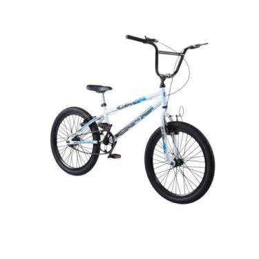 Imagem de Bicicleta Cross Aro 20 Cripto Bmx Freestyle Pneu Preto, Branco, Azul