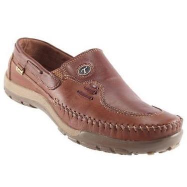 Imagem de Sapato Mocassim Tertuliano Solado Alto Masculino Adulto 69, 41, Coffe