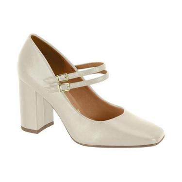 Imagem de Sapato feminino vizzano casual, Branco, Off, 37