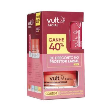 Imagem de Kit Vult Creme Hidratante Antissinais Toque Seco Facial 100g + Proteto