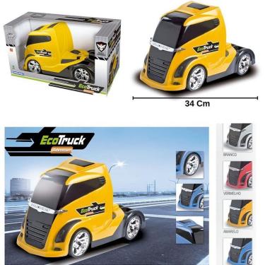 Imagem de Caminhão de Brinquedo Eco Truck Adventure 34cm de Polipropileno com Cores Vibrantes Brinquemix