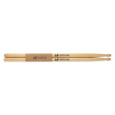 Imagem de Baqueta 5A LA Special LA5AW Hickory Ponta Madeira Sonoridade Dark e Quente Natural Promark