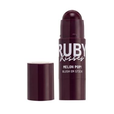 Imagem de Blush Stick Melon Pop Ruby Kisses - Plum Pop Arroxeado
