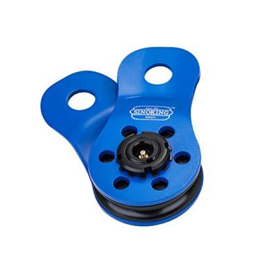 Imagem de SINOKING Universal Fit Winch Snatch Block 9,979.0 kg/10T Max Load Heavy Duty Rope Polia Acessórios de guincho Revestimento Texturizado Azul (Azul)