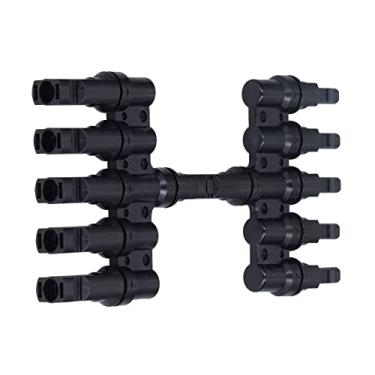 Imagem de Conector macho fêmea, plástico durável IP67 à prova d'água conector de ramo isolamento retardador de chama para de geração de energia