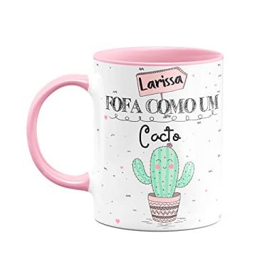 Imagem de Caneca - Fofa como um cacto B-pink com nome personalizado