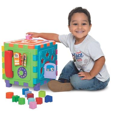 Imagem de Cubo Didático Grande Educativo Brinquedo Legal