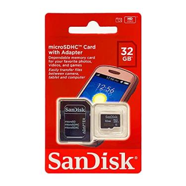 Imagem de Sandisk Cartão de memória 32GB 32G Micro SDHC Classe 4 TF em massa embalado