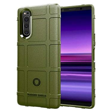 Imagem de HONGYAN Capa de telefone Capa de TPU à prova de choque da cobertura completa para Sony Xperia XZ5 Capa protetora