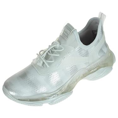 Imagem de Steve Madden Tênis feminino Migrate, Prateado multi, 8