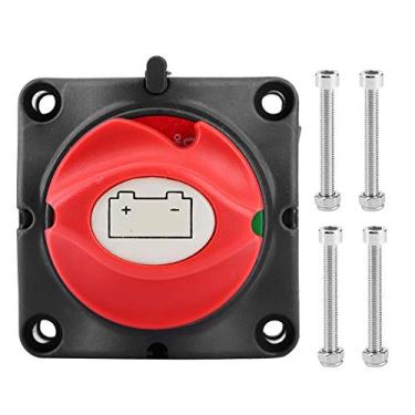 Imagem de Interruptor de desconexão de bateria, interruptor de dois níveis de desligamento mestre de energia de bateria 12V 600A para iate RV