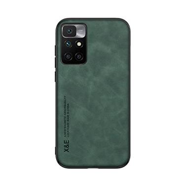 Imagem de Kepuch Silklike Capa para Redmi 10/Redmi Note 11 4G 2021 - Case Placa de Metal Embutida para Redmi 10/Redmi Note 11 4G 2021 - Verde