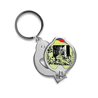 Imagem de Cortador de unhas moderno Olympia God Art Déco afiado unha aço inoxidável