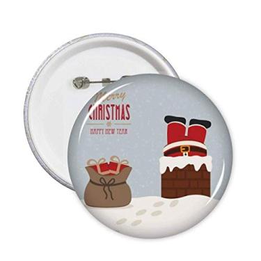 Imagem de Mas, Papai Noel broches, emblema, botão, decoração, acessório, 5 peças