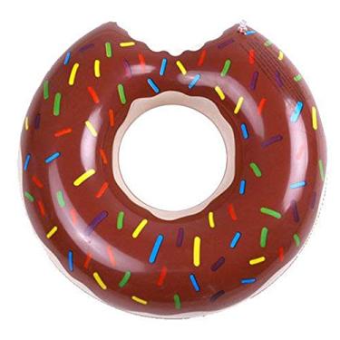 Imagem de Boia Gigante Donut Chocolate 120 Cm | Loja das Boias