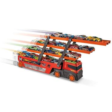 Imagem de Mega Caminhão Transporter Hot Wheels Mattel