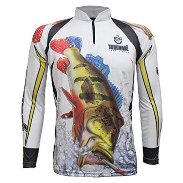 Imagem de Camiseta Pesca King Brasil KFF302 - G