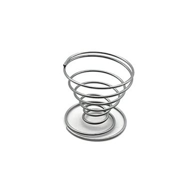 Imagem de Suporte Porta Ovos Cozidos Quentes em Aço Inox Kit 6 Peças