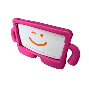 Imagem de Capa Infantil Borracha Compatível Para Multilaser Tablet M8 8.0'' -ROSA,EVA, Emborrachada, Leve