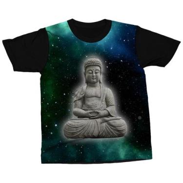 Imagem de Camiseta Buda Religião Oriental Budismo Fé Buddha Camisa - Darkwood